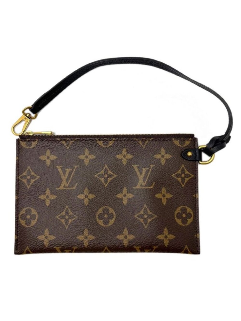 Louis Vuitton Leather Shoulder Low Key Hobo PM Black Gold - Picture 15 of 15